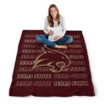 texas state bobcats fan pride maroon blanket best selling