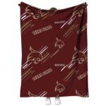 texas state bobcats fan spirit maroon blanket best selling