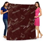texas state bobcats fan spirit maroon blanket fashion forward
