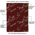 texas state bobcats fan spirit maroon blanket new arrival