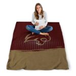 texas state bobcats gradient dots maroon blanket best selling