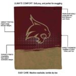 texas state bobcats gradient dots maroon blanket best selling