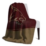 texas state bobcats gradient dots maroon blanket best selling