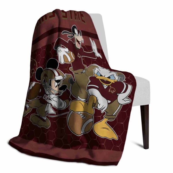 texas state bobcats three musketeers maroon blanket top rated