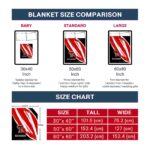 texas tech red raiders brushstrokes red white blanket trendy