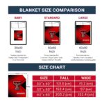 texas tech red raiders diagonal stripes red blanket best selling