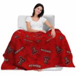 texas tech red raiders diehard fans red blanket latest model