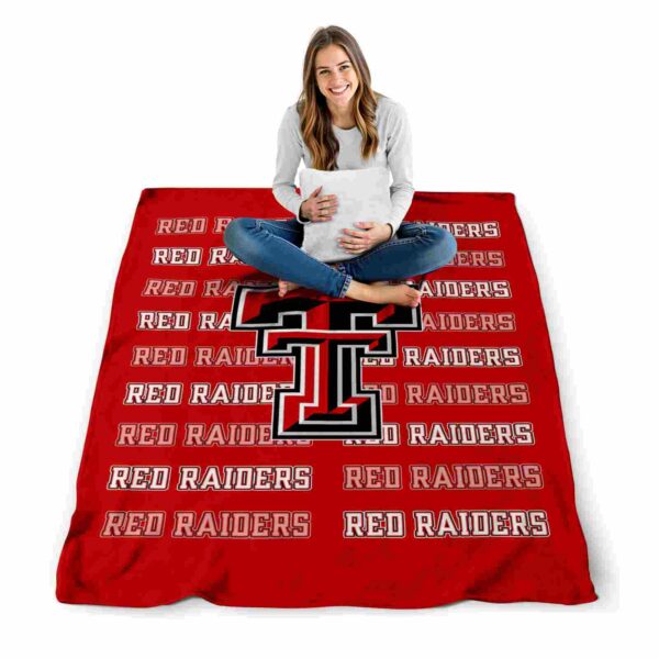 texas tech red raiders fan pride red blanket high quality