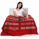 texas tech red raiders fan pride red blanket latest model
