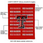 texas tech red raiders fan pride red blanket new arrival