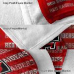 texas tech red raiders fan pride red blanket premium grade