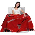 texas tech red raiders fan spirit red blanket best selling