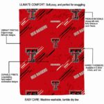 texas tech red raiders fan spirit red blanket best selling