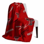 texas tech red raiders fan spirit red blanket best selling