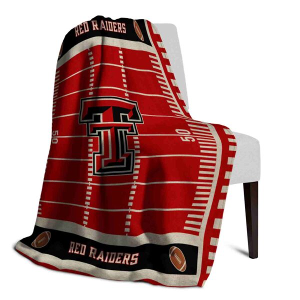 texas tech red raiders football field red blanket top rated