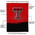texas tech red raiders gradient dots red blanket best selling
