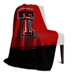 texas tech red raiders gradient dots red blanket best selling