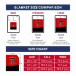 texas tech red raiders gradient dots red blanket best selling