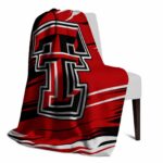 texas tech red raiders paint streaks red white blanket top rated