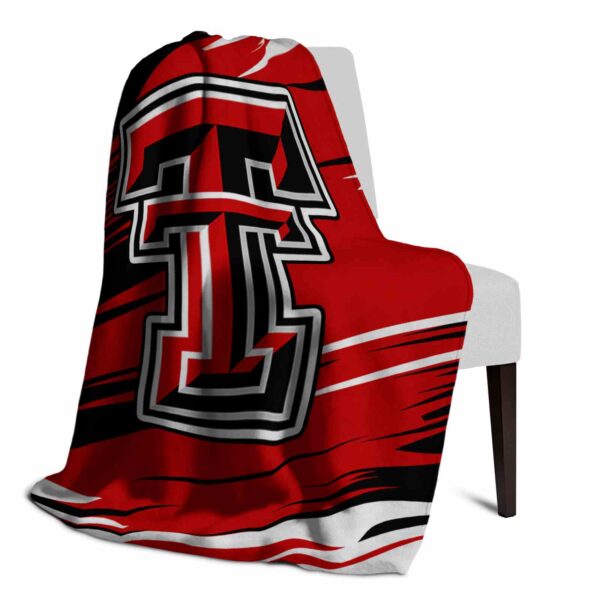 texas tech red raiders paint streaks red white blanket top rated