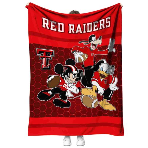 texas tech red raiders three musketeers red blanket best selling