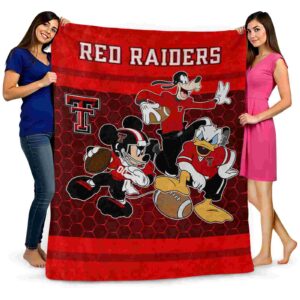 texas tech red raiders three musketeers red blanket fashion forward