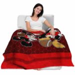 texas tech red raiders three musketeers red blanket latest model