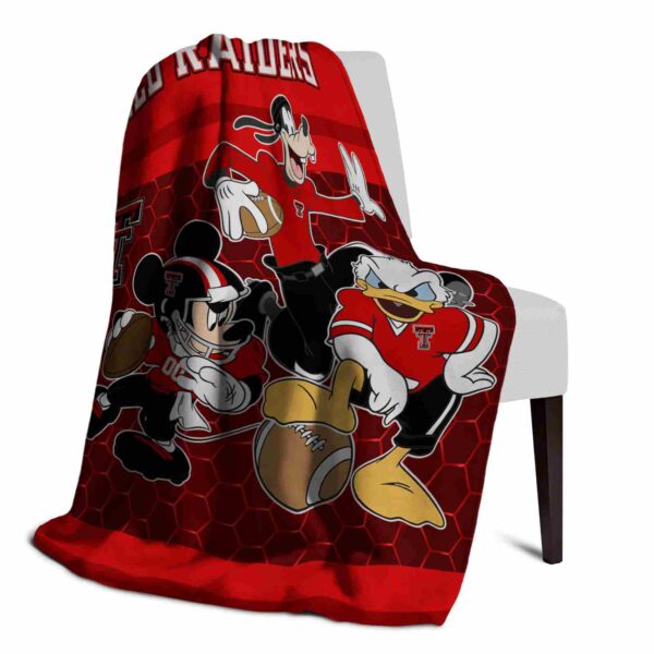 texas tech red raiders three musketeers red blanket top rated