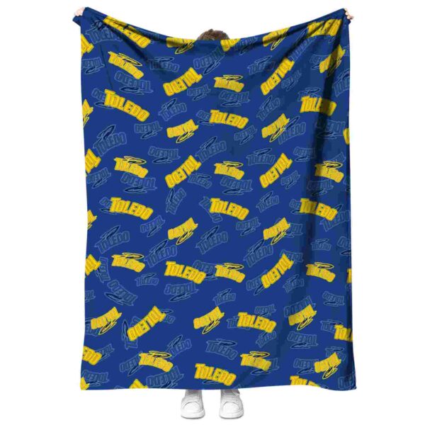 toledo rockets diehard fans blue blanket best selling