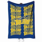 toledo rockets fan pride blue blanket best selling