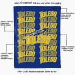 toledo rockets fan pride blue blanket new arrival