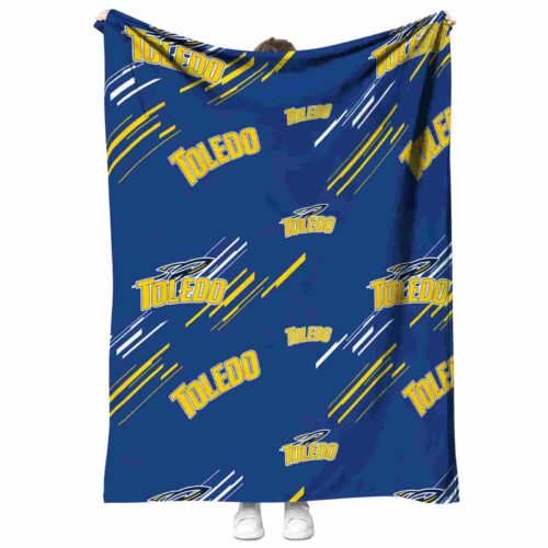 toledo rockets fan spirit blue blanket best selling