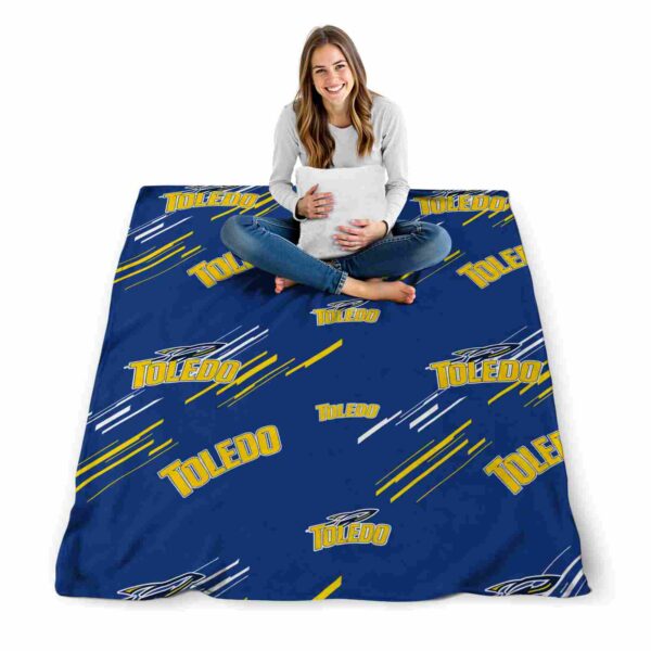 toledo rockets fan spirit blue blanket high quality