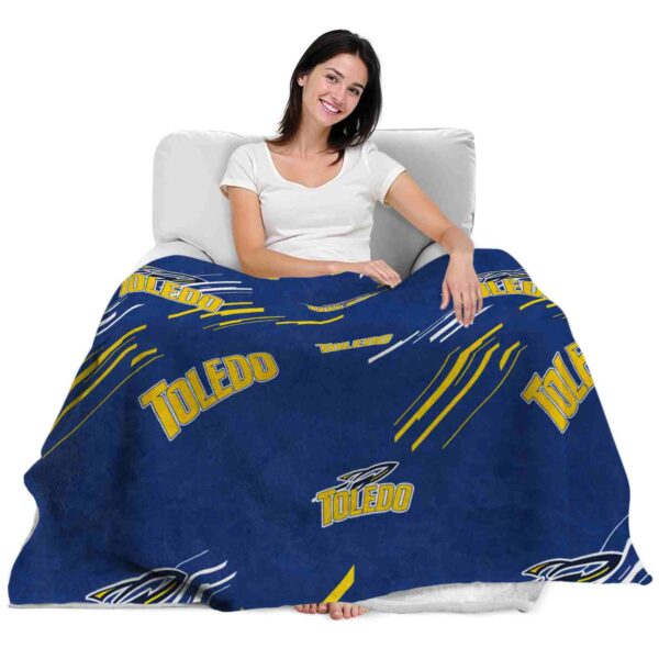 toledo rockets fan spirit blue blanket latest model