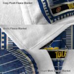 toledo rockets football field blue blanket best selling