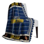 toledo rockets football field blue blanket best selling