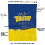 toledo rockets gradient dots blue blanket best selling