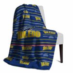 toledo rockets striped pattern blue blanket top rated