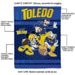 toledo rockets three musketeers blue blanket best selling