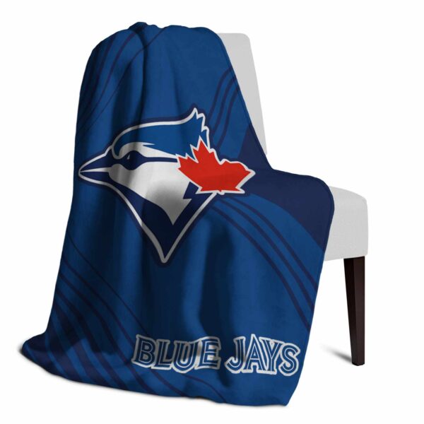 toronto blue jays diagonal stripes blue blanket top rated