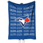 toronto blue jays fan pride blue blanket best selling