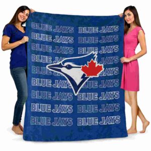 toronto blue jays fan pride blue blanket fashion forward
