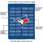 toronto blue jays fan pride blue blanket new arrival