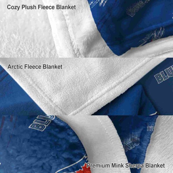 toronto blue jays fan spirit blue blanket premium grade