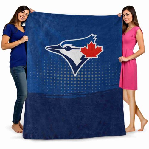 toronto blue jays gradient dots blue blanket fashion forward