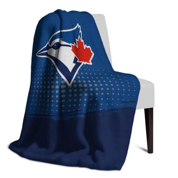 toronto blue jays gradient dots blue blanket top rated
