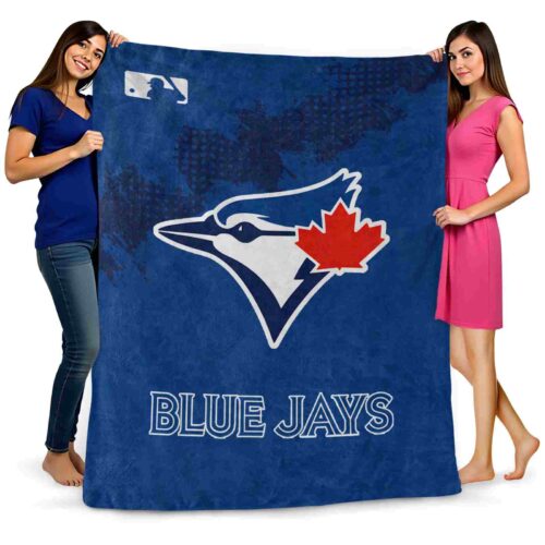 toronto blue jays grunge texture blue blanket fashion forward