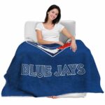 toronto blue jays grunge texture blue blanket latest model