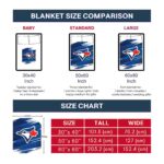 toronto blue jays paint streaks blue white blanket trendy