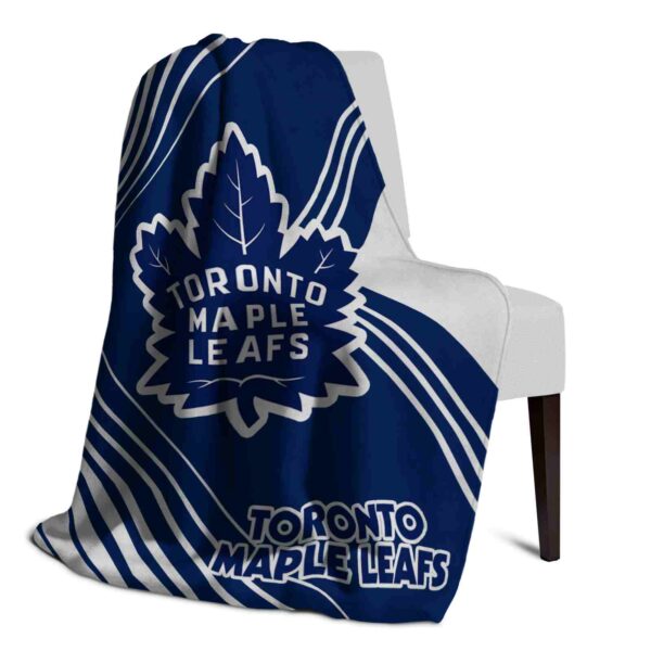 toronto maple leafs diagonal stripes blue blanket top rated